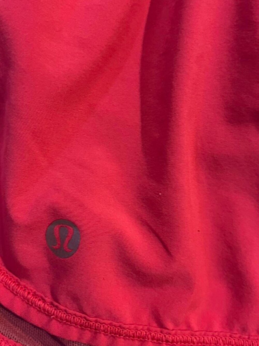Lululemon shorts- SET OF 3 olive green, burgundy, red/pink - original style - Picture 7 of 9